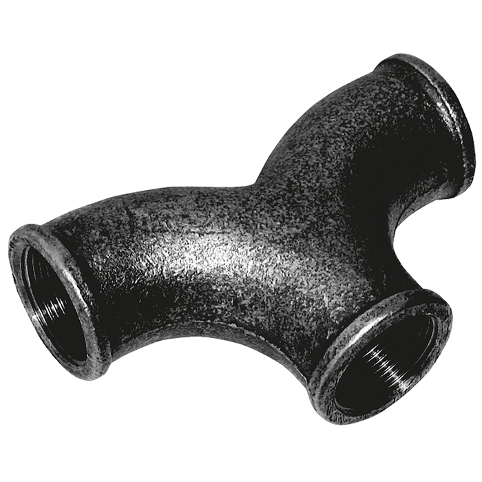 1.1/2"Bspt Fem Twin Elbow Fig197 Black
