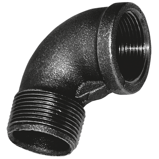 1.1/2" Bspt M/Fem Elbow Fig152 Black
