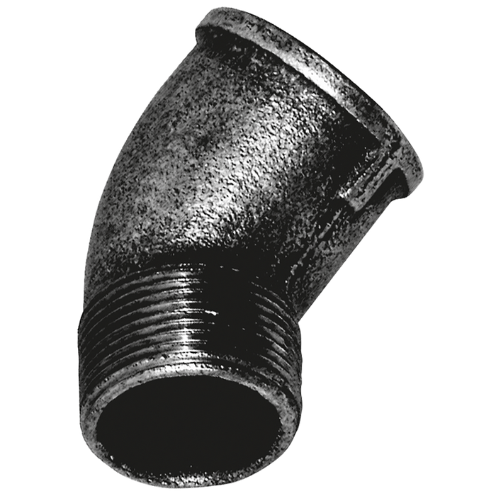 2" Bspt M/F 45¬∞ Elbow Fig156 Black