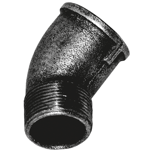 1" Bspt M/F 45¬∞ Elbow Fig156 Black
