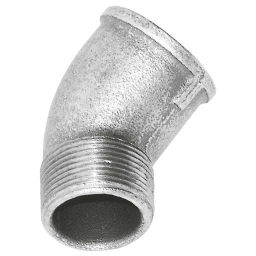 1/2" Bspt M/F 45¬∞ Elbow Fig156 Galvanised