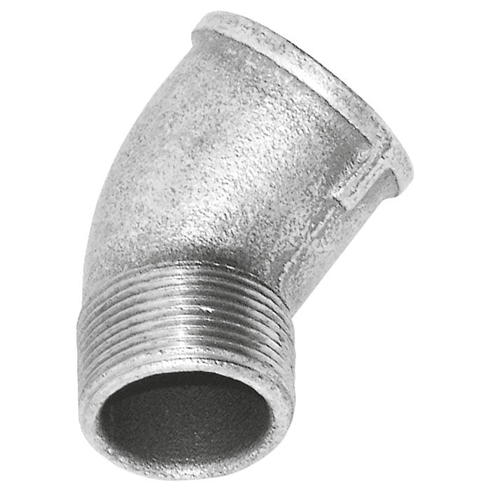1/2" Bspt M/F 45¬∞ Elbow Fig156 Galvanised
