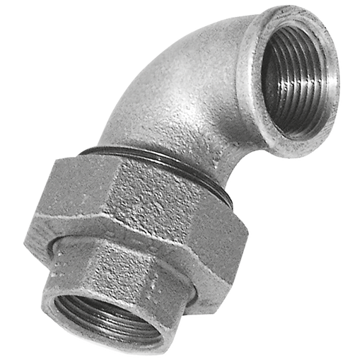 3/4" Bspt Fem Union Elbow Fig261 Galvanised
