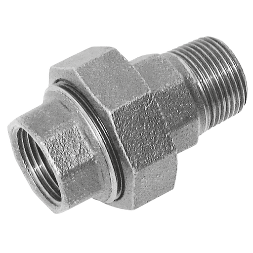 3/4" Bspt M/F Equal Union Fig257 Galvanised