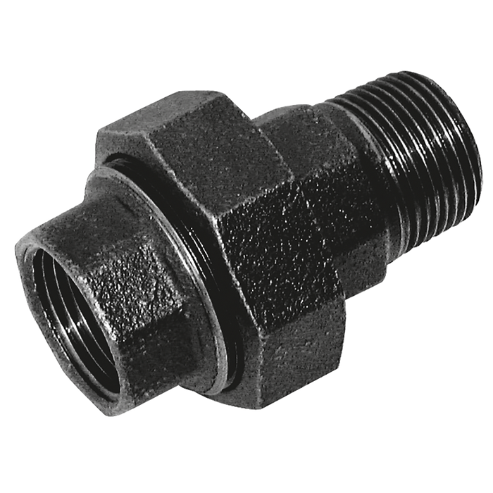 1" Bspt M/F Equal Union Fig257 Black
