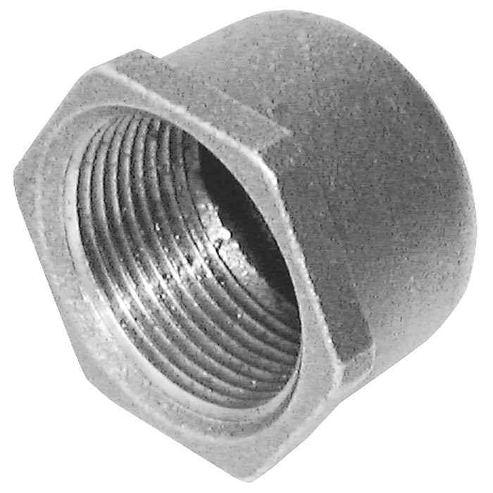1.1/2"Bspt Female Blank Cap Fig185 Galvanised