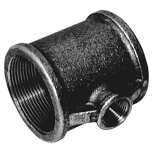 3/4"X1/4"X3/4"Blk.Red.Branch Tee