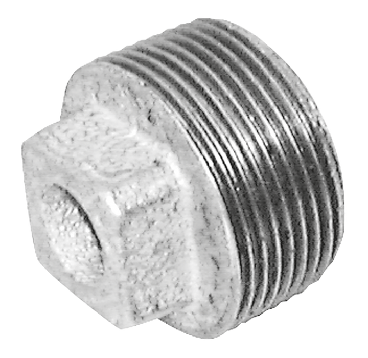 3/4" Bspt Male Hollow Plug Fig147 Galvanised