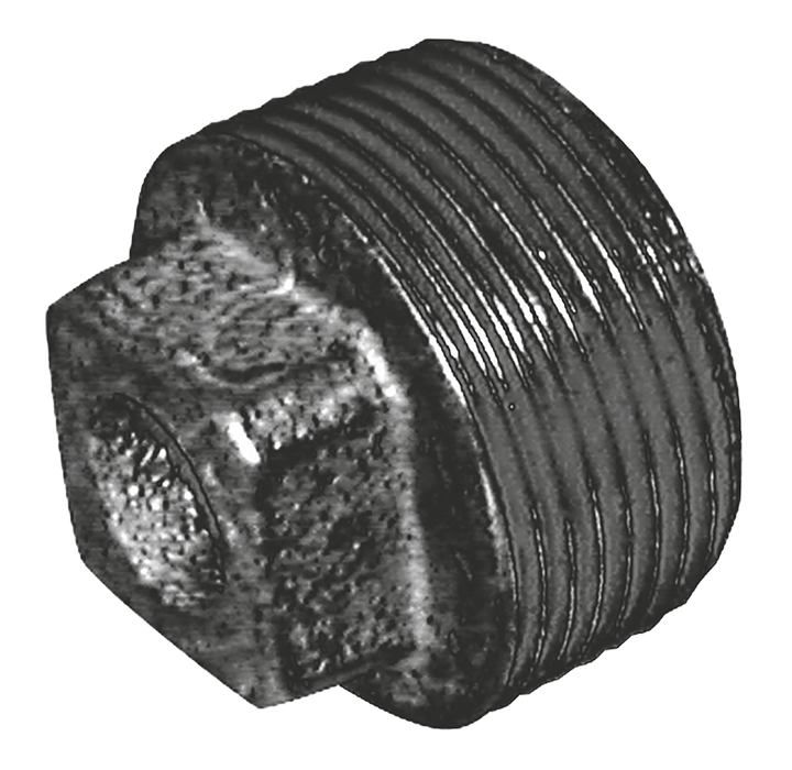 1" Bspt Male Hollow Plug Fig147 Black