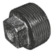 1" Bspt Male Hollow Plug Fig147 Black