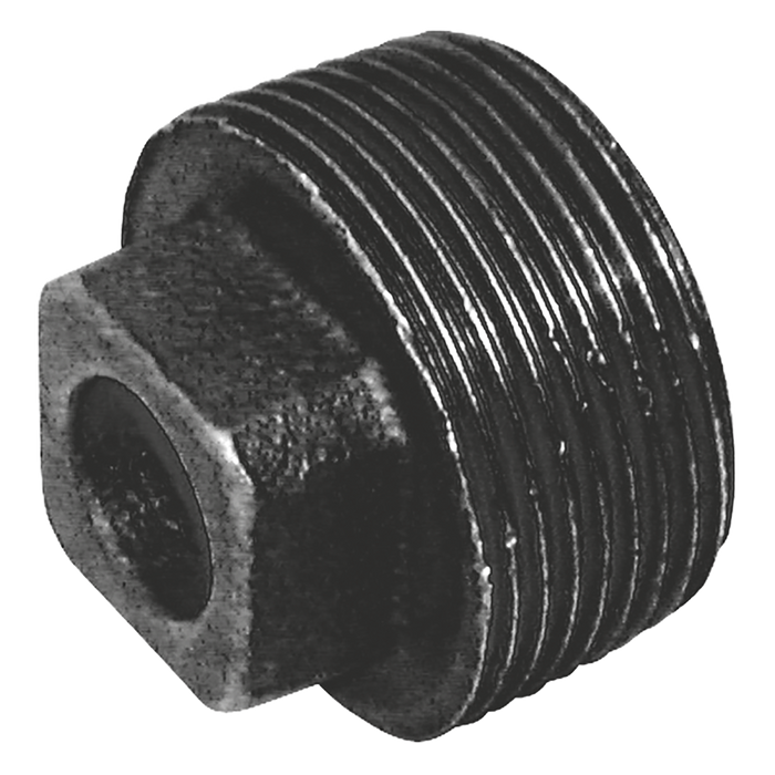 1/8" Bspt Male Solid Plug Fig148 Black