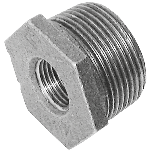 1.1/4" X 3/4" Bspt M/F Hex Bush Galvanised
