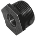 1.1/4" X 1" Bspt M/F Hex Bush Black
