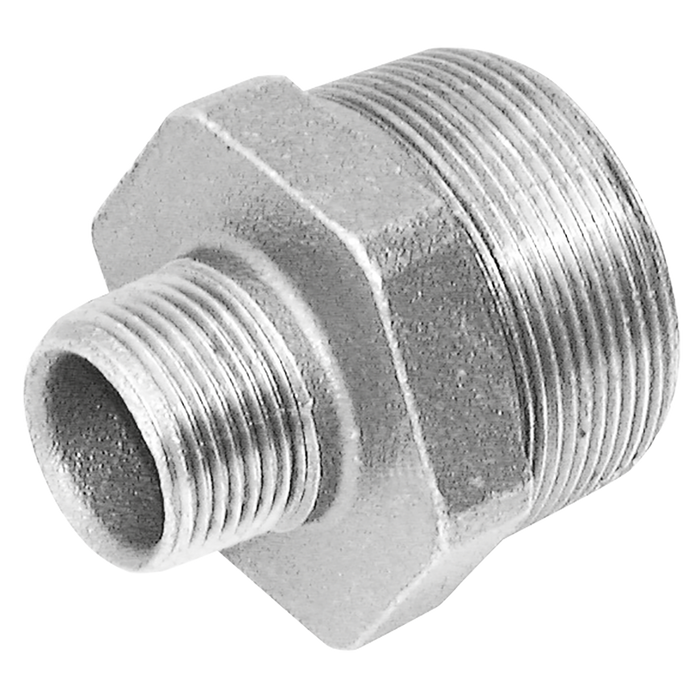 2" X 1.1/2" Bspt Hex Redu Nipple Galvanised