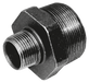 1.1/4"X1" Bspt Hex Redu Nipple Black
