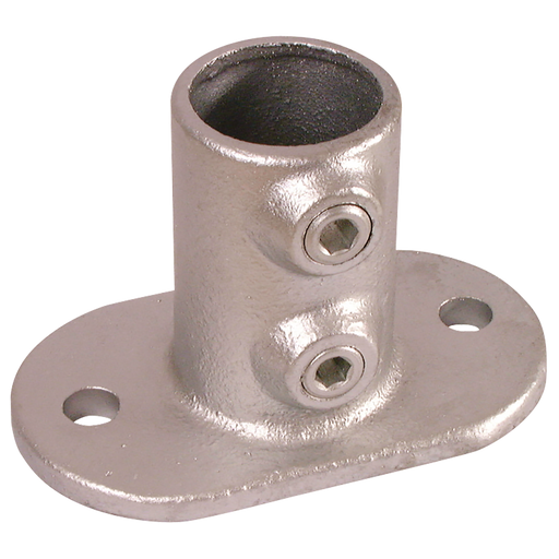 Size 1 Base Plate Pipe Clamps H.Rail
