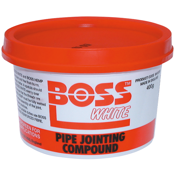 Boss White Jointing Paste 400Grm Tub