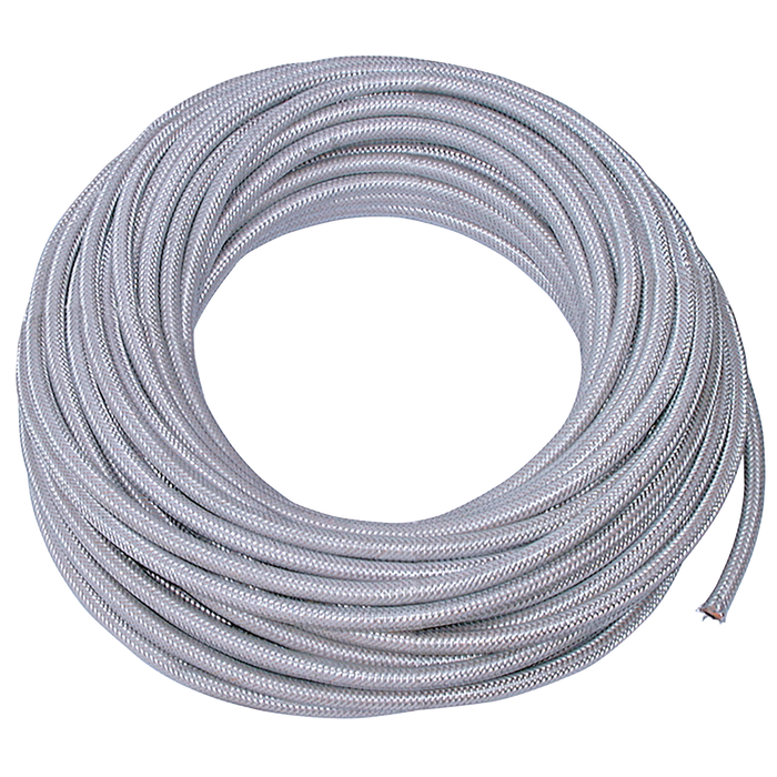 1/4 Propane Hose C/W Galvanised Overbraid 25M