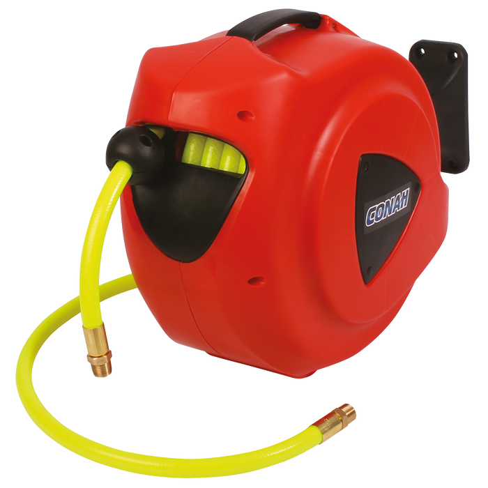 Air And Water Hi Vis Hose Reel 3/8"X10M