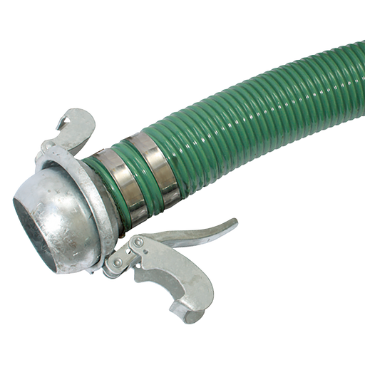6Mtr 6" Grn Medium Duty Suction C/W 6" Bauer M/F
