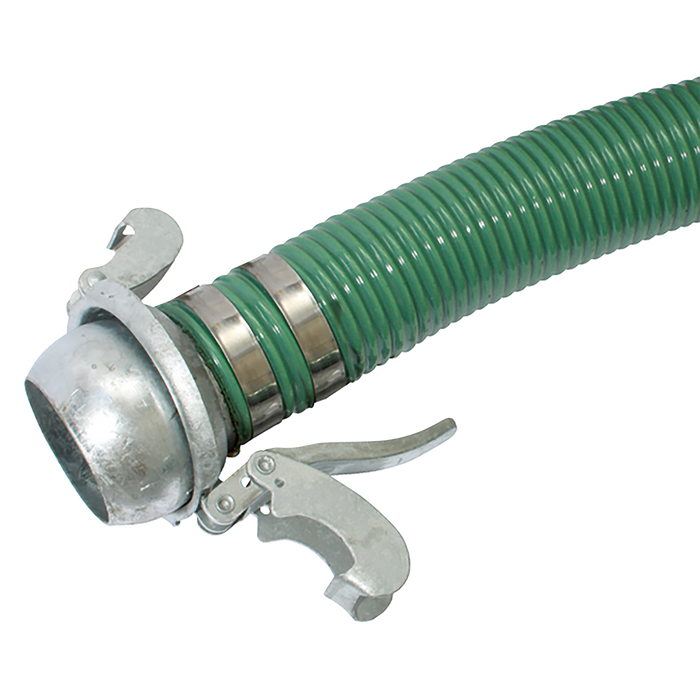 6Mtr 8" Grn Medium Duty Suction C/W 8" Bauer M/F