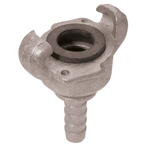 Qay Claw Coupling 1/2" Hosetail Plated