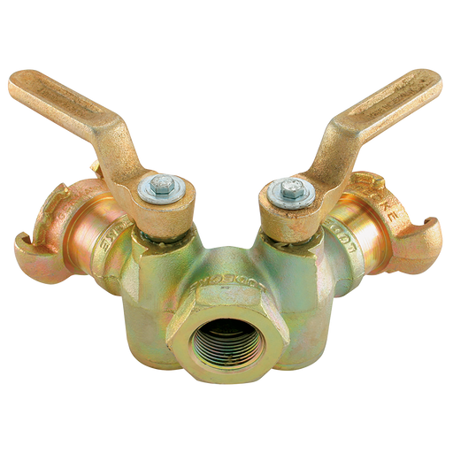 G3/4" F Double Throttle Valve And Coupling