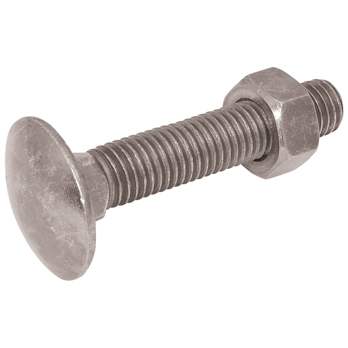Nut And Bolt M10 X 50 Sq Rd Hex