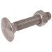Nut And Bolt M10 X 50 Sq Rd Hex