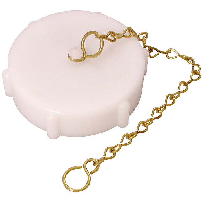3" Urt Poly Blanking Cap And Chain