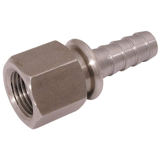 1" Bspp Fem Nut And Tail "A" Mild Steel
