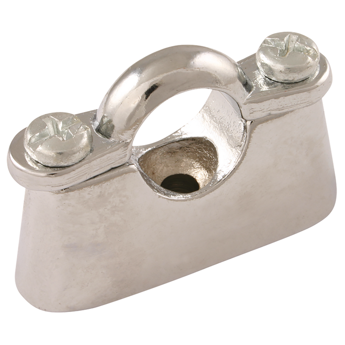 42Mm Od Hospital Pipe Clip Chrome Plate