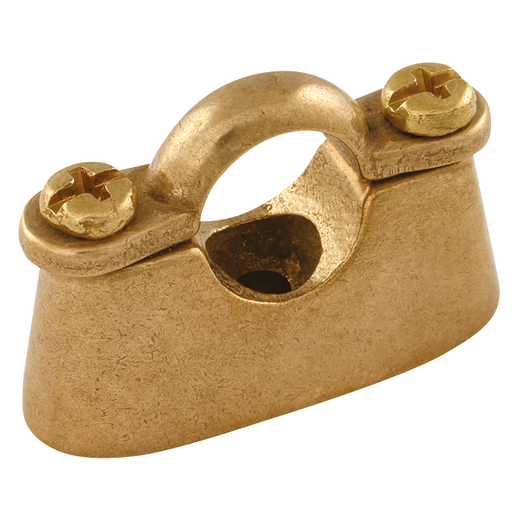 54Mm Od Hospital Pipe Clip Brass