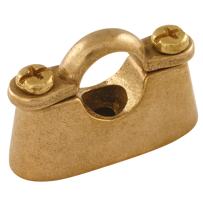 54Mm Od Hospital Pipe Clip Brass