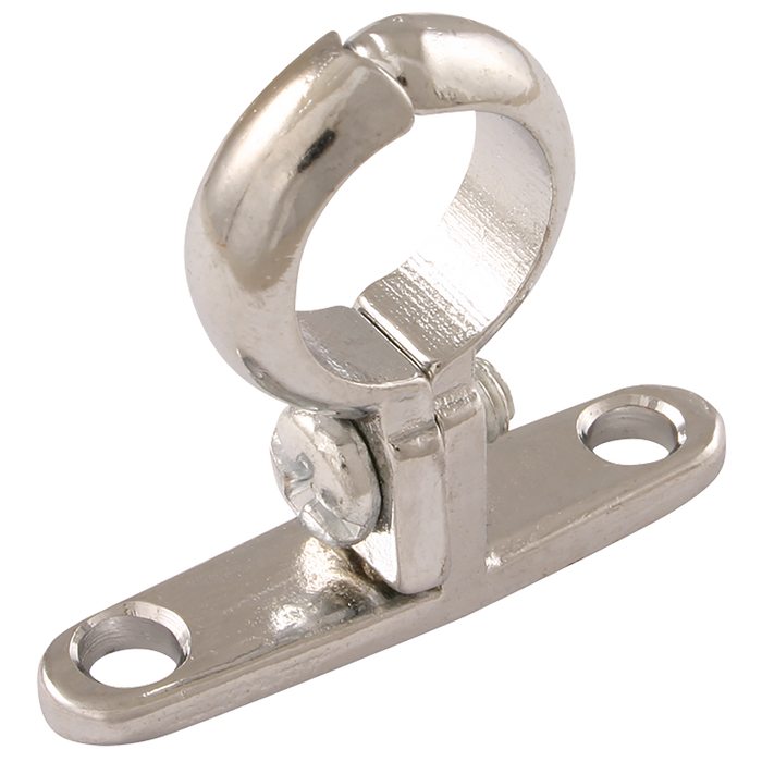 15Mm Od Pipe Clip Wall Mount Chrome