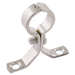 15Mm Od Pipe Clip Screw-On Chrome Plate