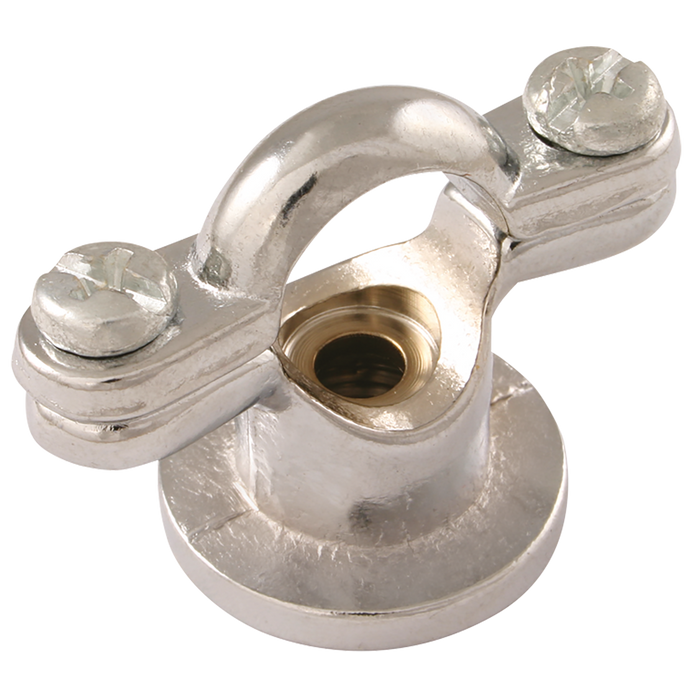 35Mm Od Dual Purpose Pipe Clip Chrome P