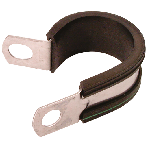 28Mm Od Pipe Clip Alu-Zinc 12Mm Band