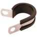 28Mm Od Pipe Clip Alu-Zinc 12Mm Band