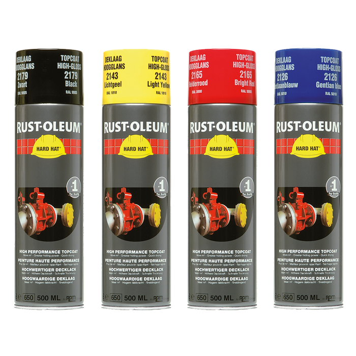 Topcoat Spray Ral 9005 Black Satin Gloss