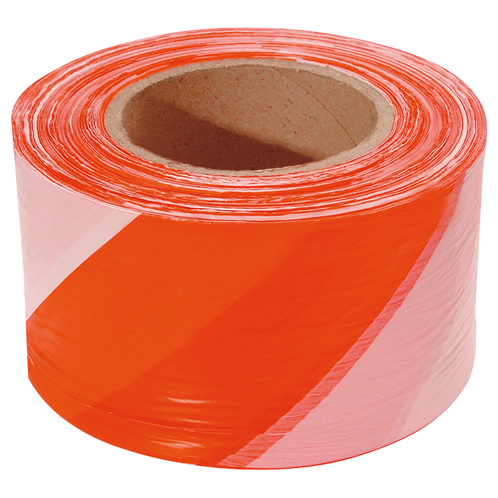 Red And White Barrier Tape 75Mmx500M Roll