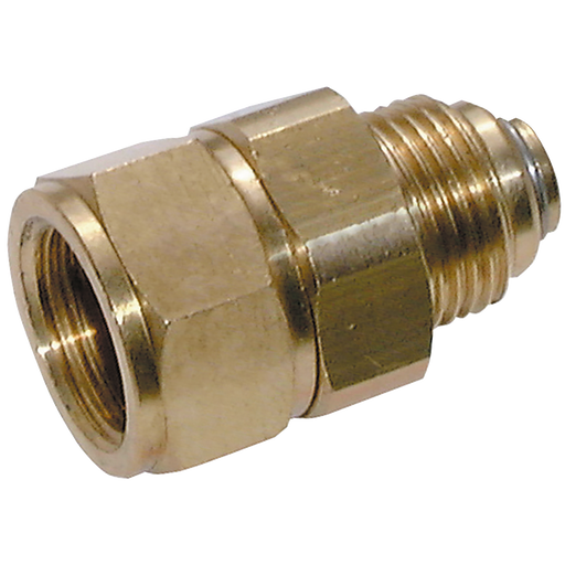 3/8" Bsp M/F Brass Sw Coupler Compact