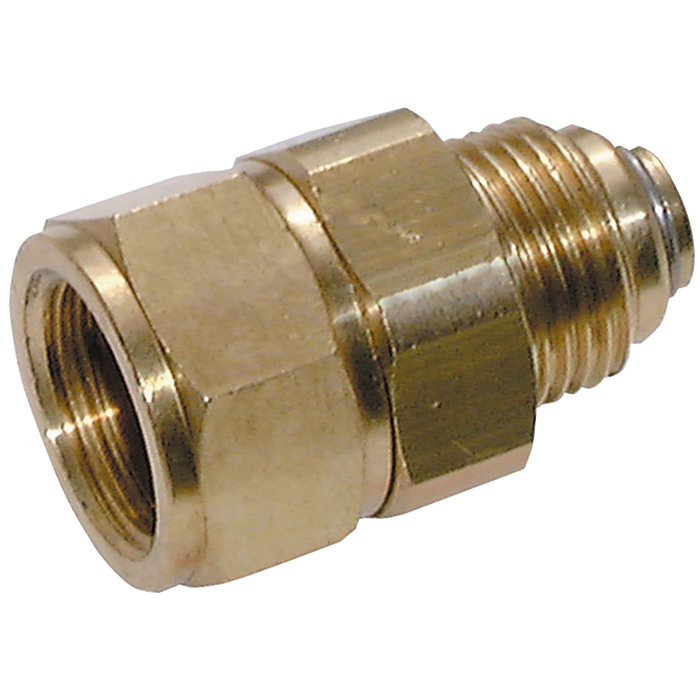 3/8" Bsp M/F Brass Sw Coupler Compact