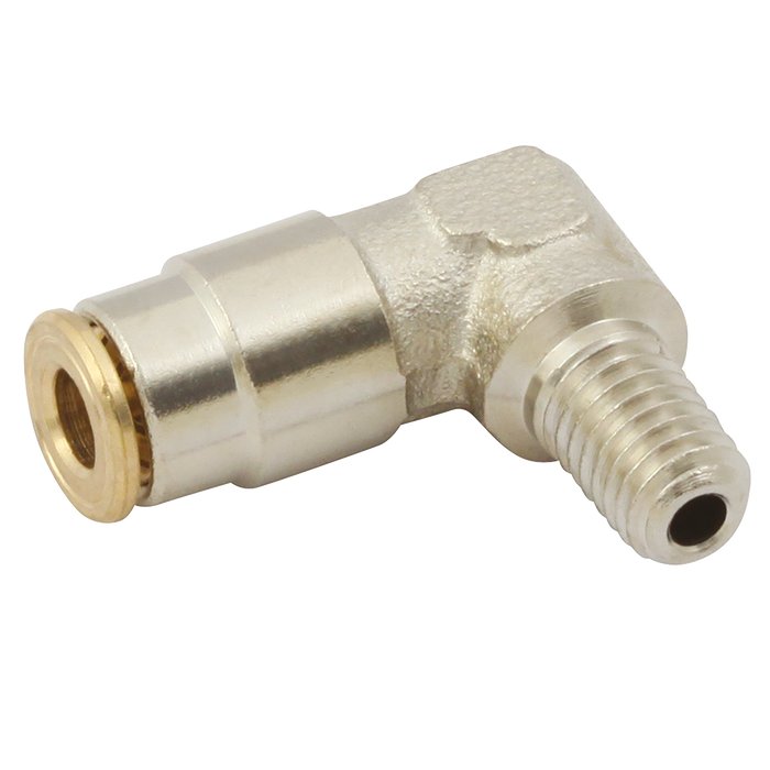 6Mm X M10X1 Elb Push-In Brass Lub Sys