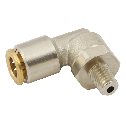 6Mm X M8X1 Swivel Push-In Brass Lub Sys