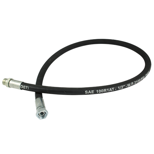 Pressure Hose For Oil 1/2" M/F X 4Mtrs