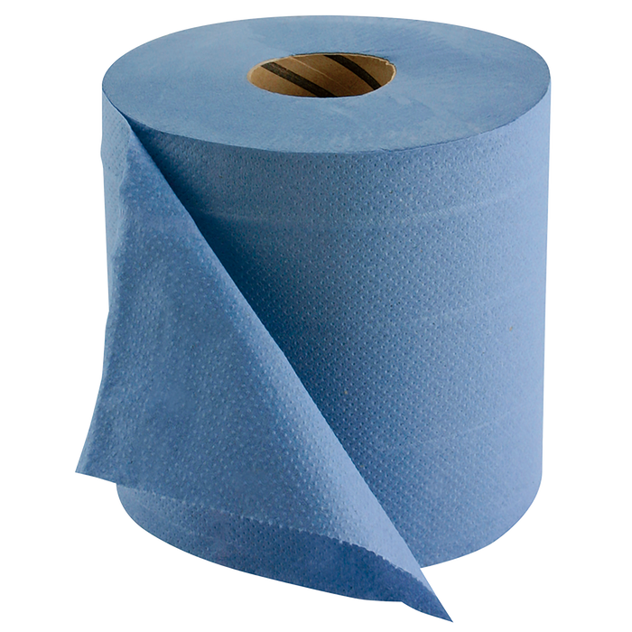 2Ply Blue Wiper Roll