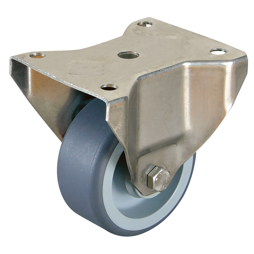 100Mm Fixed Castor Plate Ftg Nyl Poly