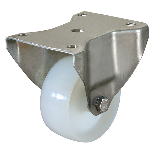 100Mm Fixed Castor Plate Ftg Nyl