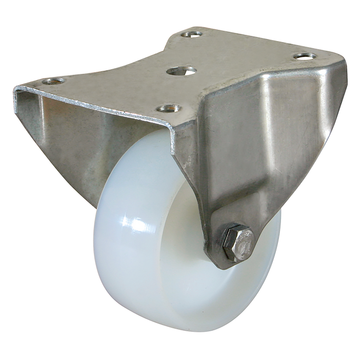 80Mm Fixed Castor Plate Ftg Nyl